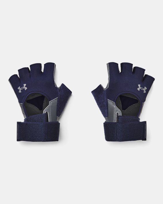 Men's UA Weightlifting Gloves in Blue image number 0